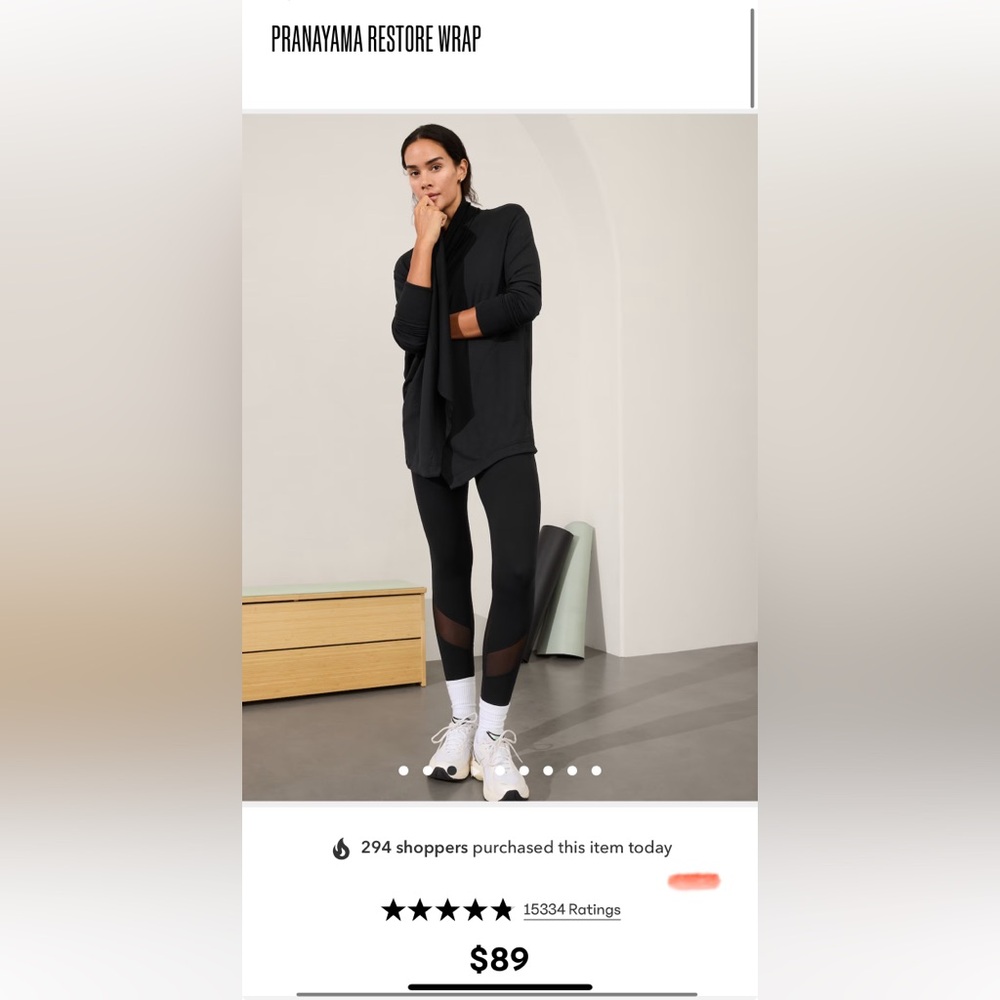 Athleta PRANAYAMA RESTORE WRAP
